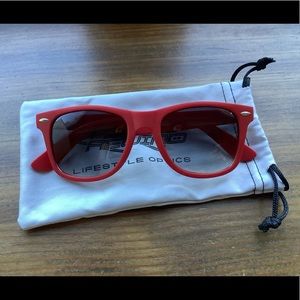Retro Red Sunglasses